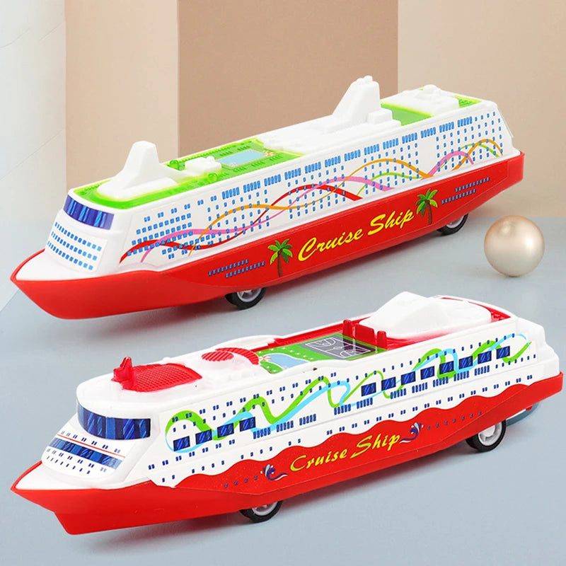 Cruise Boat Pull Back Toy 1 PC