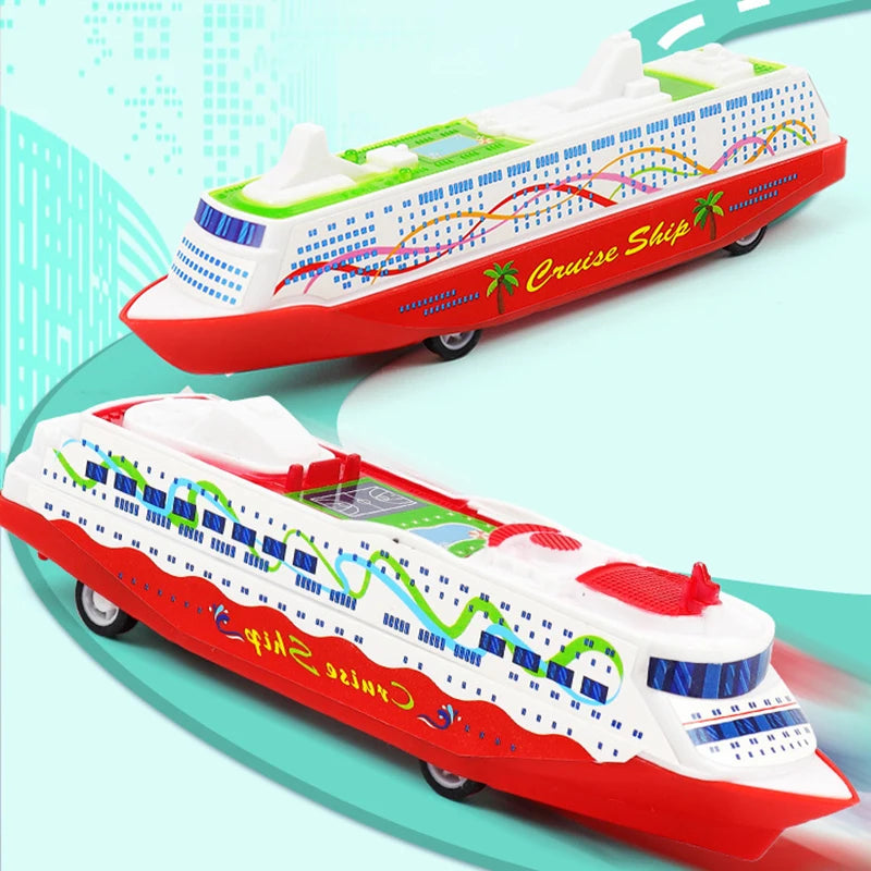Cruise Boat Pull Back Toy 1 PC