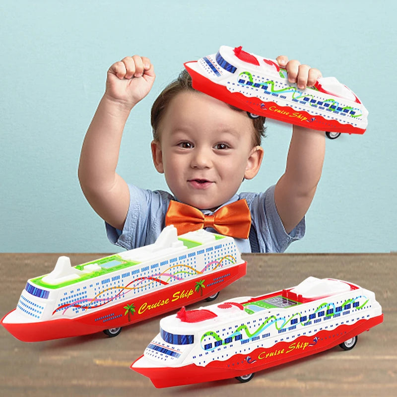 Cruise Boat Pull Back Toy 1 PC