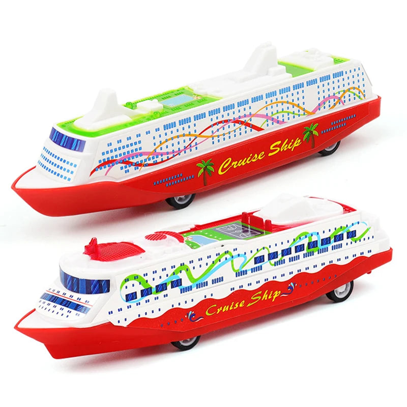 Cruise Boat Pull Back Toy 1 PC