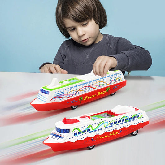 Cruise Boat Pull Back Toy 1 PC